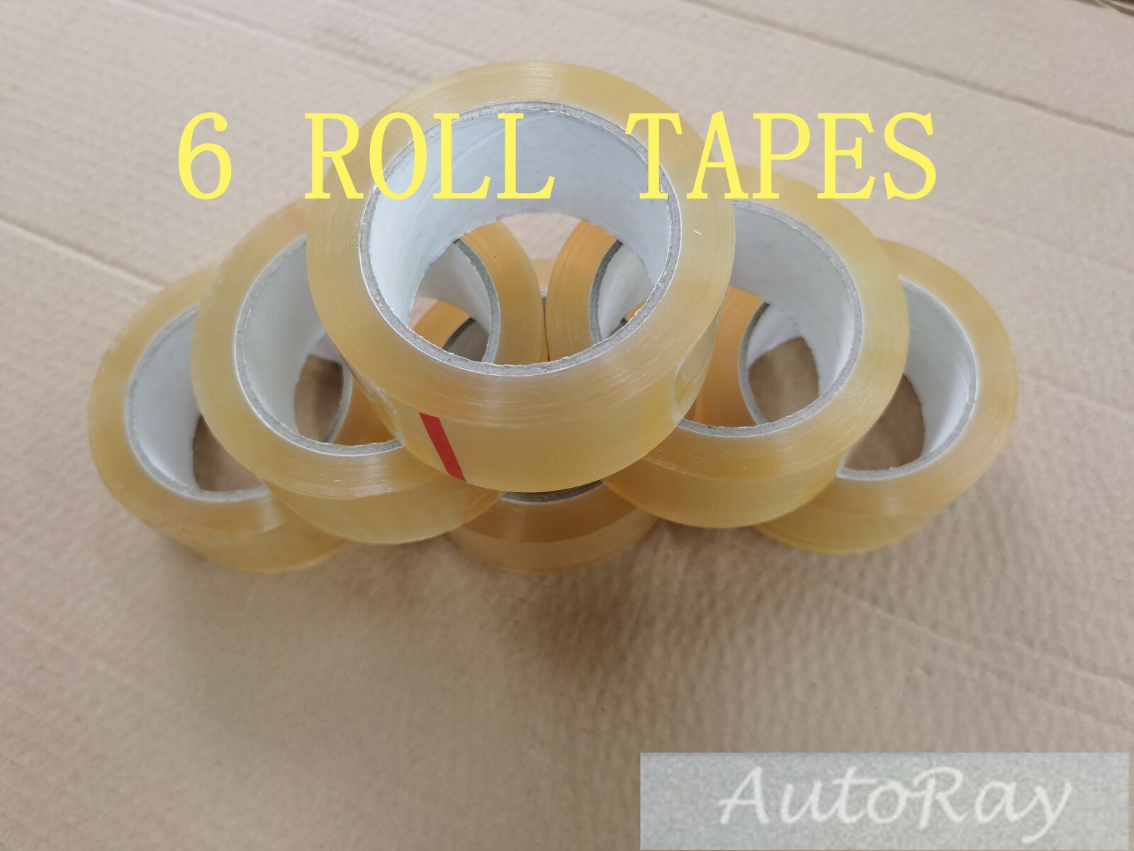 Heavy Duty Packing Tape Clear Packaging Tapes 48mm 75M Transparent Bulk 6 Rolls eBay