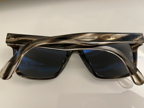 Pre-owned Oliver Peoples Oliver Sun 49mm In Black Diamond Msrp$564 Iver Ben Affleck's Fav In Gray