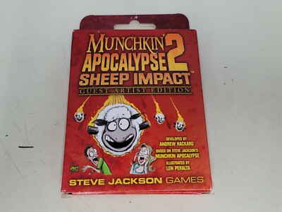 NEW MUNCHKIN APOCALYPSE 2 SHEEP IMPACT GUEST ARTIST LEN PERALTA EDITION 