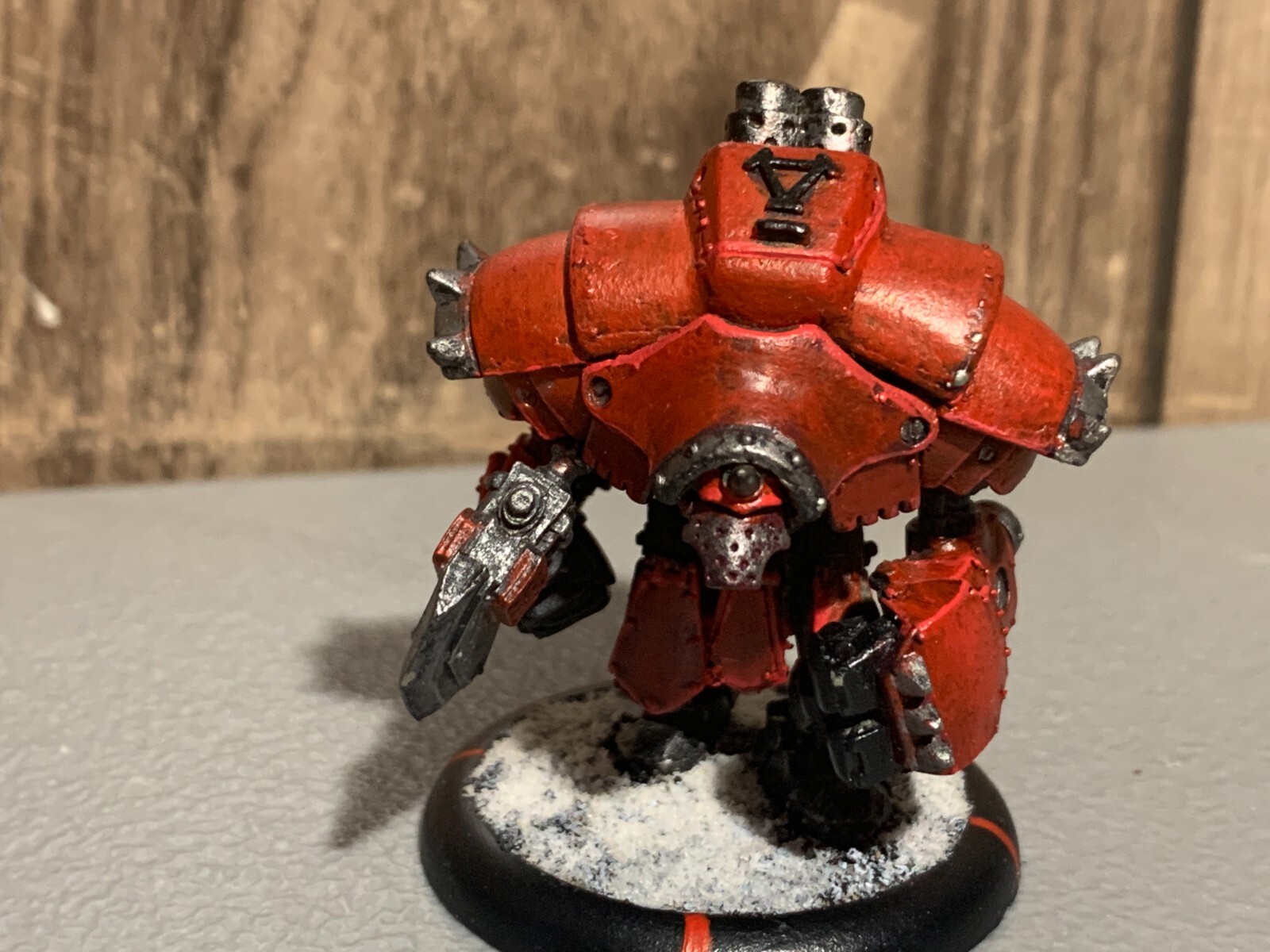 A12373 HORDES WARMACHINE KHADOR JUGGERNAUT WARJACK METAL PAINTED
