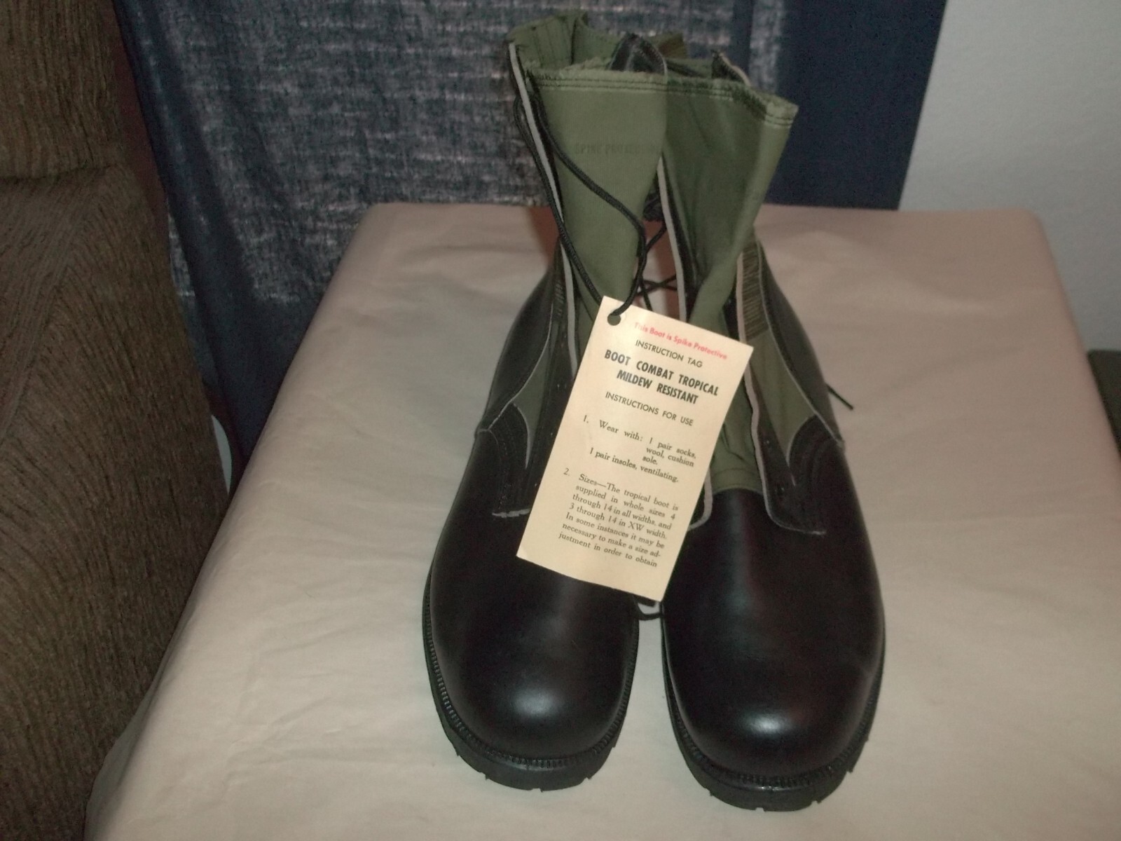 個人装備 1960's-70's Vietnam war jungle boots 60s Vietnam War Vintage Tropical Combat / Jungle Boots - 9R