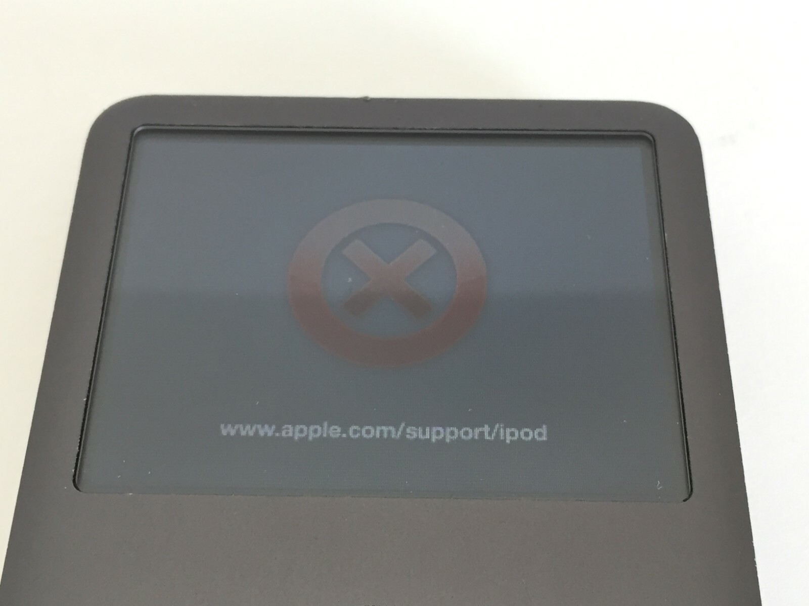 BROKEN Apple iPod classic 6th Generation Black 160GB - BAD HDD - SOFTWARE ISSUE