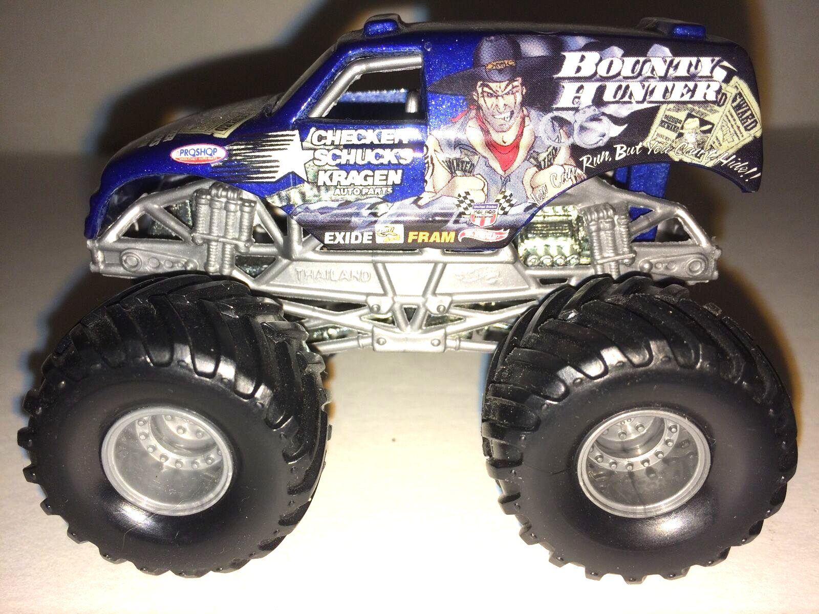BOUNTY HUNTER Hot Wheels Monster Jam Metal Base Truck | eBay