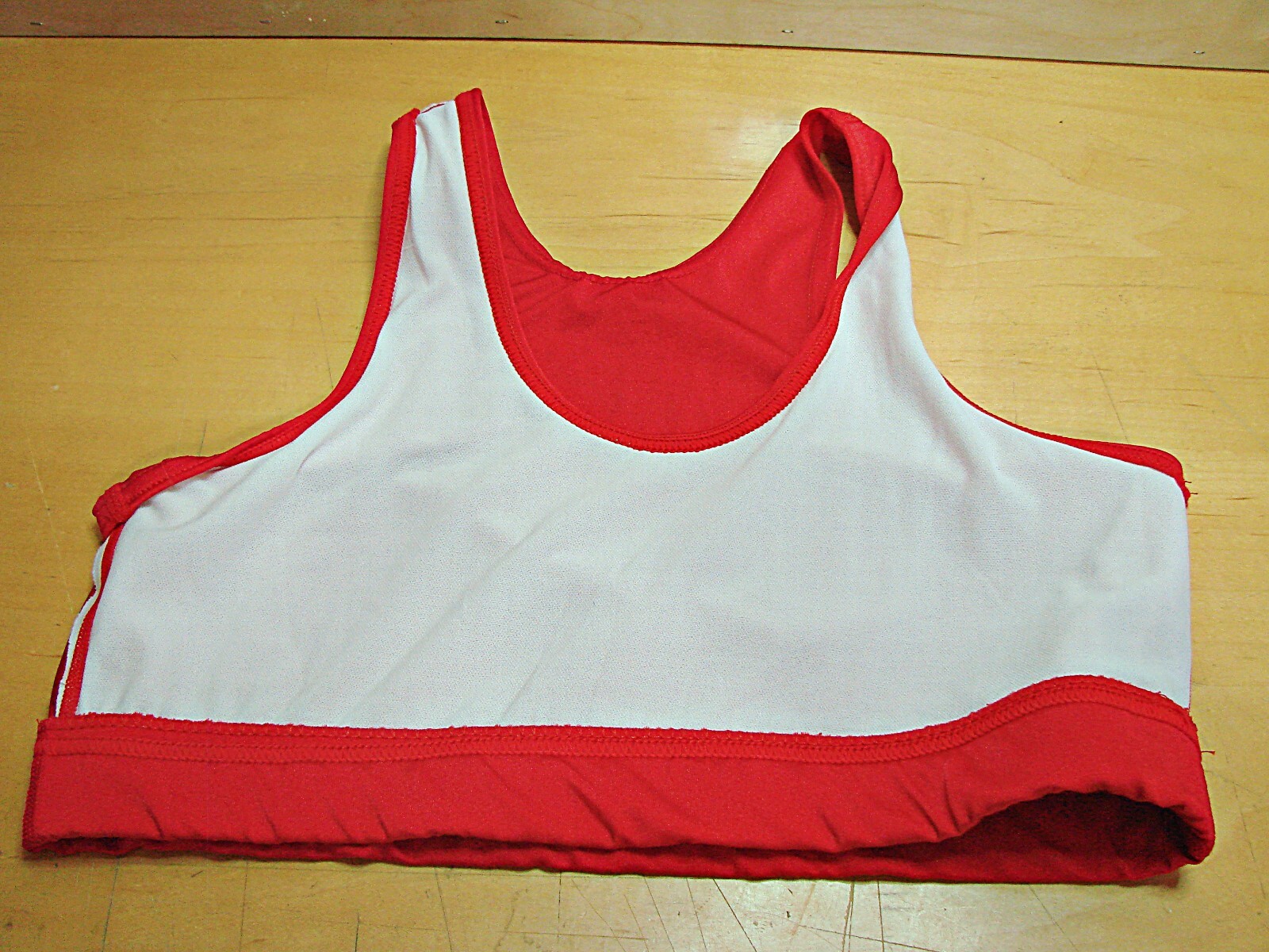 Game Gear Womens Red Sports Bra Lined No Padding Full Coverage Several Sizes