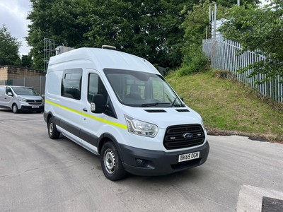 2015 65 REG FORD TRANSIT 2.2 TDCi 125PS 350 L3 H3 MESSING UNIT WELFARE VAN