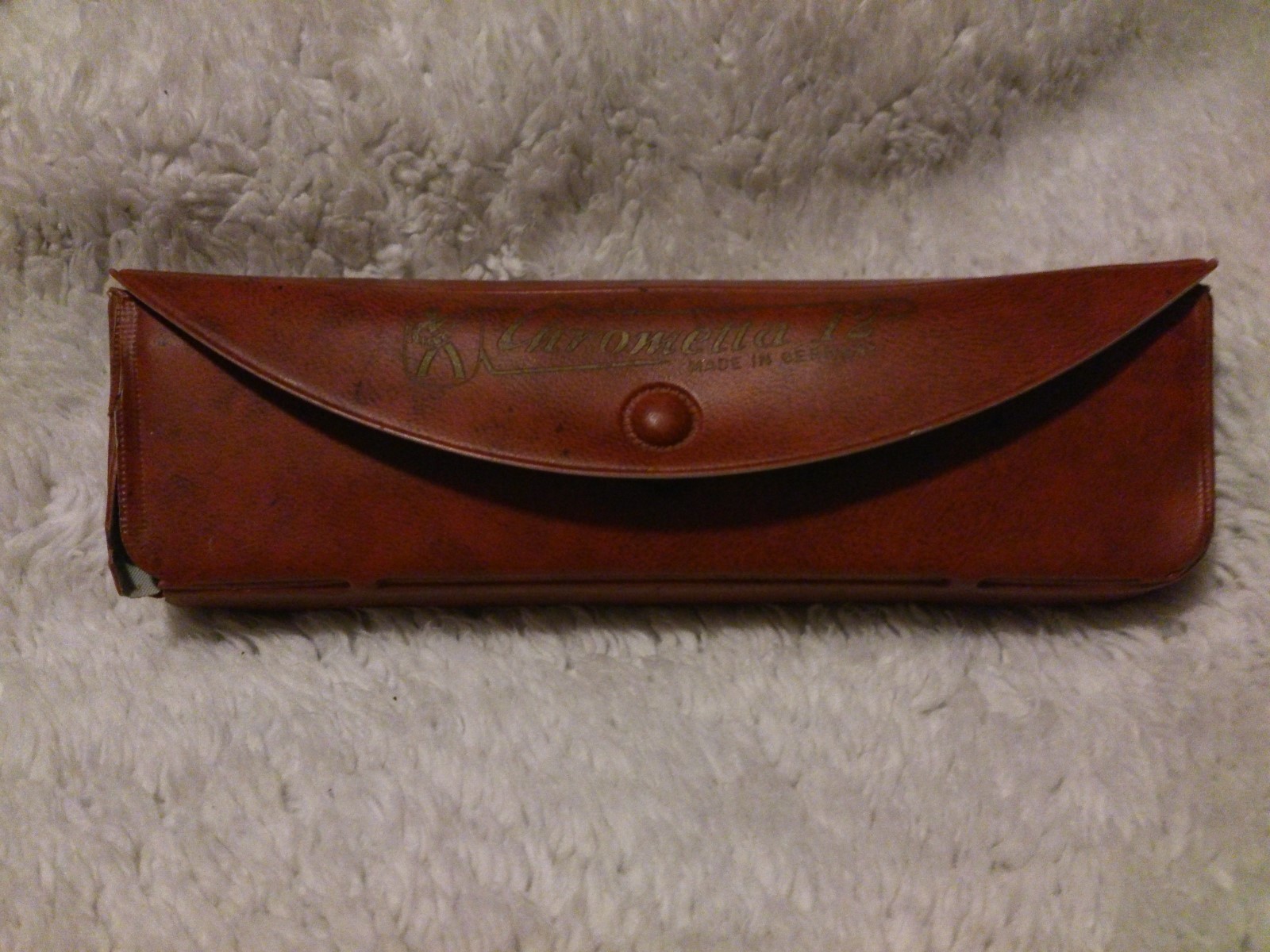 Hohner Chrometta 12 Harmonica Key of C with original case
