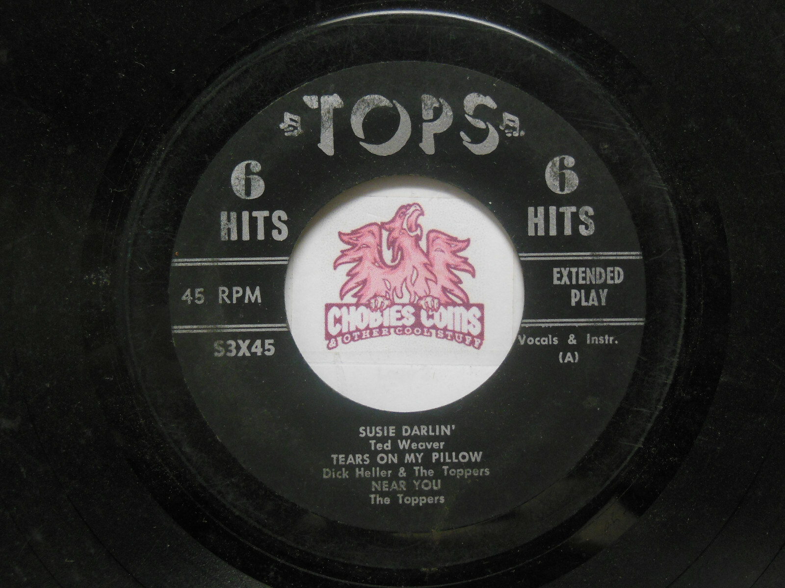 Various: Tops 6 Hits: Tops Records ‎– S3X45, 45 RPM G+ (N6