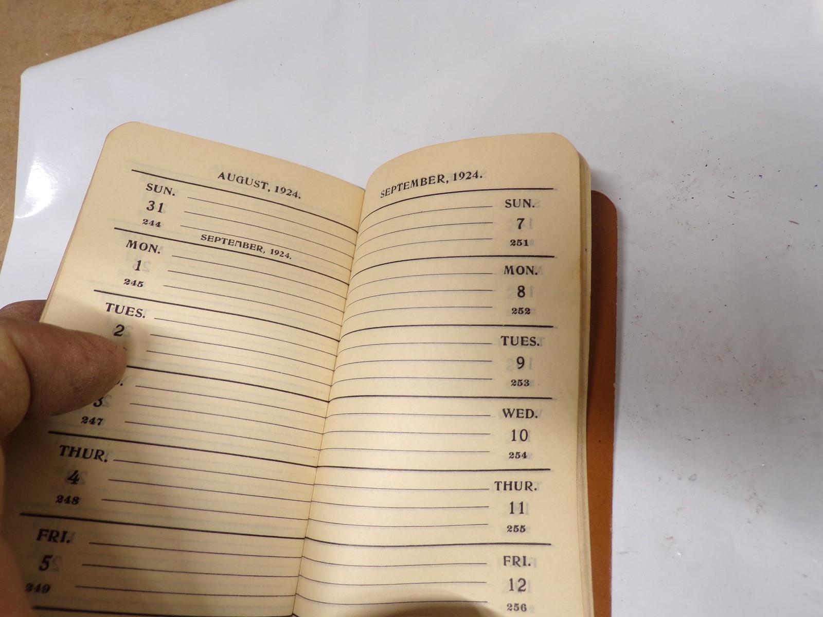 1924 Pocket Ledger N E Blood Hardware Beloit Kansas