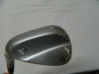 New LH TaylorMade Milled Grind 3 MG3 Chrome PW 46.09* Stiff Steel Pitching Wedge