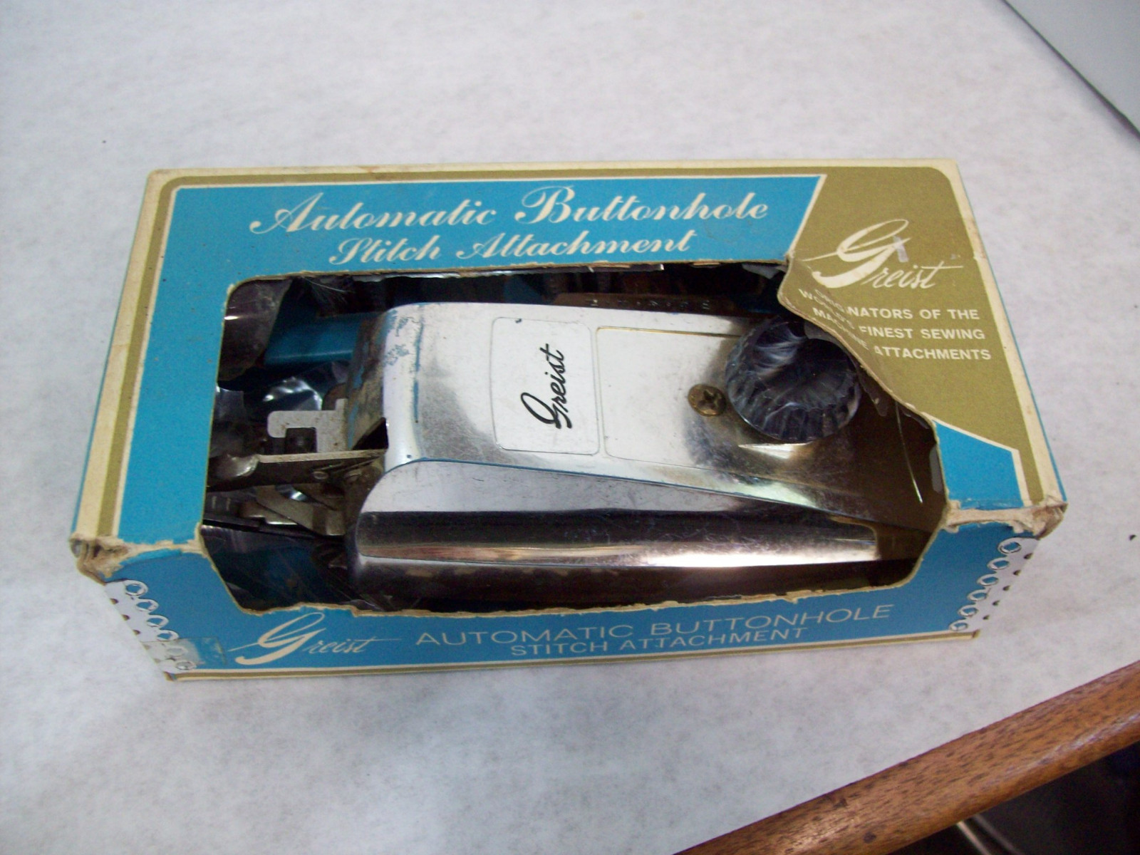 Vintage Greist Buttonhole Stitch Attachment Style Number 5 K11