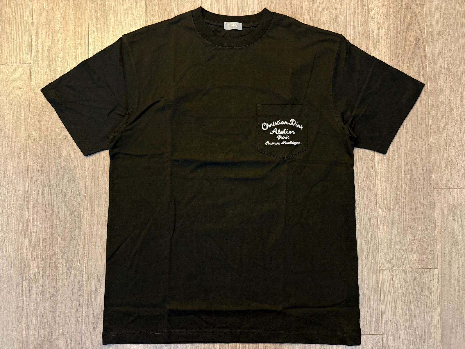入荷nowオンラインストア Atelier Dior Relaxed eBay | M sz black Shirt Tee Fit トップス