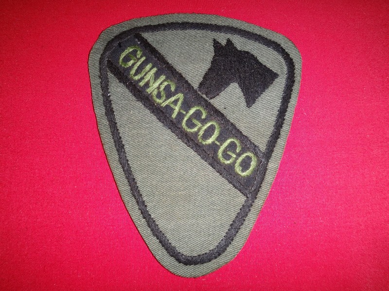 Vietnam Guerre ÃTats-Unis 1st Cavalerie Division De Gunsa-Go-Go Main FabriquÃ©