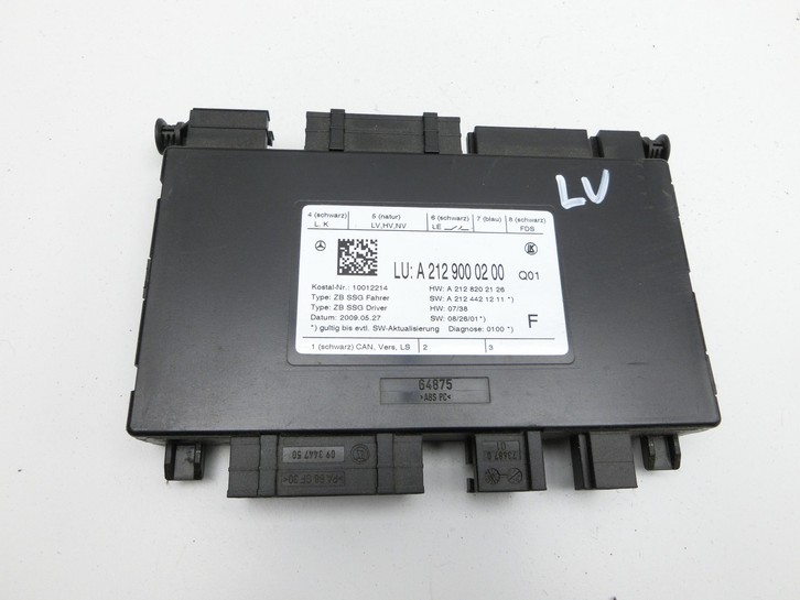 Mercedes GLK 300 X204 08-12 Steuergerät ECU Sitzmodul für Fahrer Sitz Links Vorne Mercedes GLK 300 X204 08-12... Vorschau 2