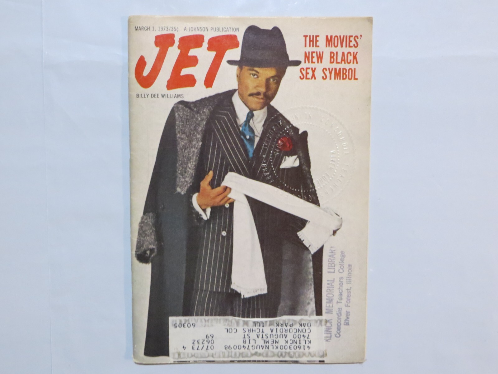 その他 Bill magazine 1973 March 1 JET Magazine, Billy Dee Williams, New Black Sex
