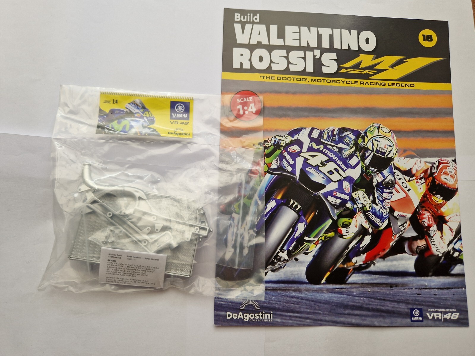 ディアゴスティーニ　YAMAHAYZR-M1 1/4 バレンティーノロッシ完成品 デアゴスティーニ YAMAHA YZR-M1 1/4 ロッシ 完成品｜Yahoo