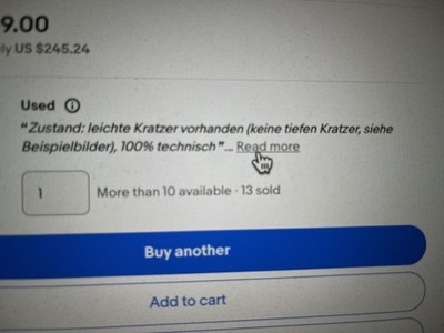 Artikelfoto(s) von einem verifizierten Käufer