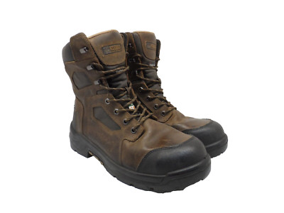 KODIAK Men's 8'' Axton Composite Toe Composite Plate Work Boots Brown Size 12M