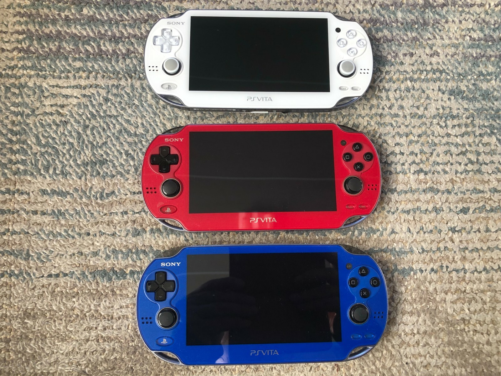 PlayStation PS Vita Wi-Fi game Console Red PCH-1000 red blue