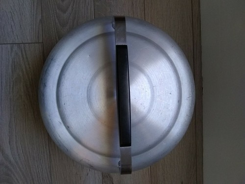 Good Cond! Mid-Century Vintage MIRRO Model 2002 KM Aluminum Cake Carrier, Clean