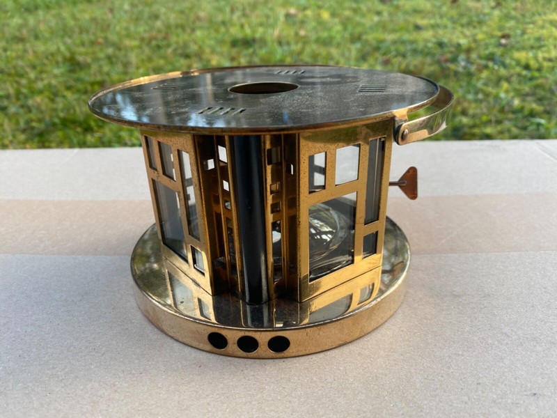 StÃ¶Vchen Messing Daalderop Niederlande TeewÃ¤Rmer GlaseinsÃ¤Tze Bauhaus Artdeco