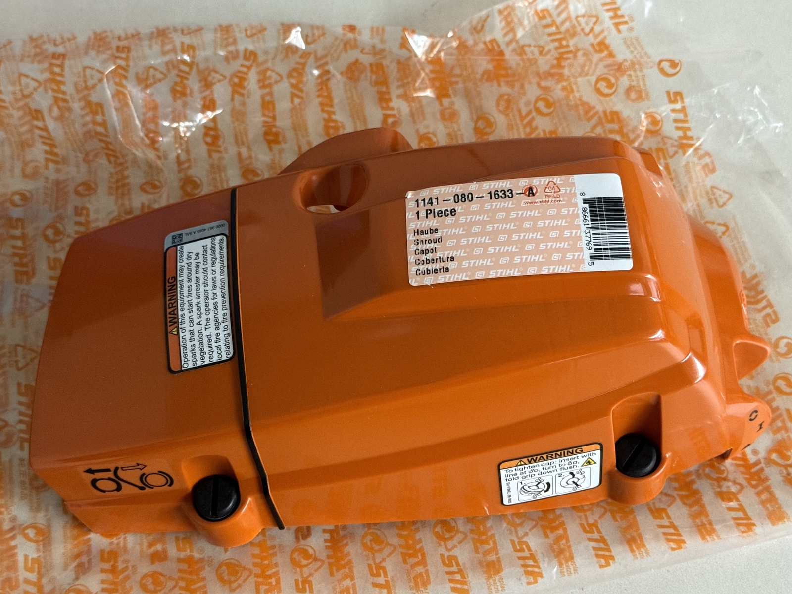 STIHL OEM SHROUD 1141 080 1633 MS261C MS261 C-M MS261 C-MQ GENUINE - Picture 1 of 3