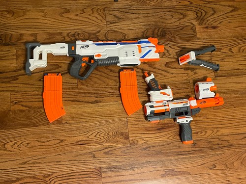 Nerf ナーフ Modulus Dual Vigilon 他 計7個トイガン NERF BLASTER UNBOXING & REVIEW | NERF REGULATOR! - YouTube