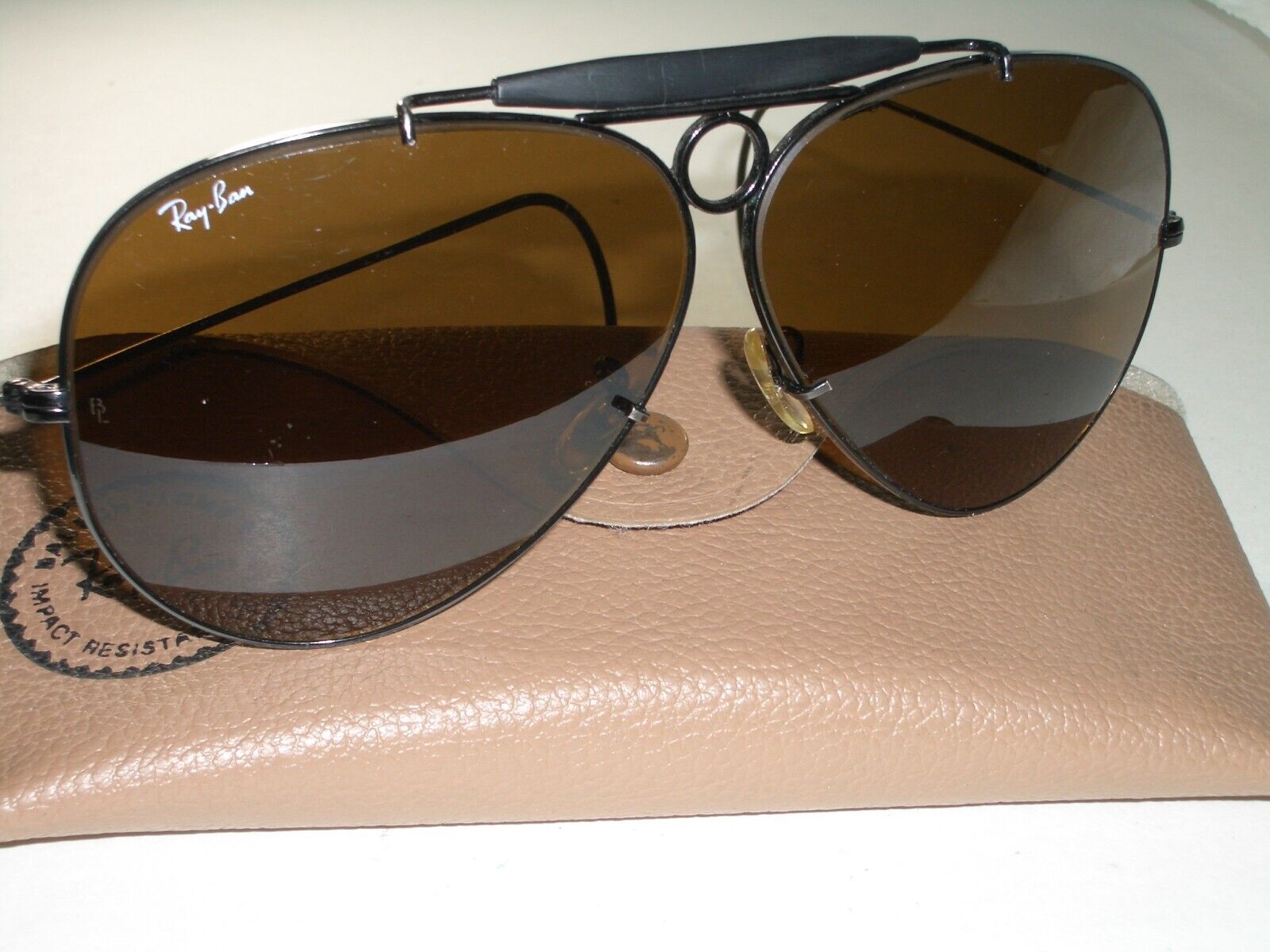VINTAGE B&L RAY-BAN BLACK B15 TGM COLOR CONTRAST DRIVING VINTAGE B&L RAY-BAN BLACK B15 TGM COLOR CONTRAST DRIVING