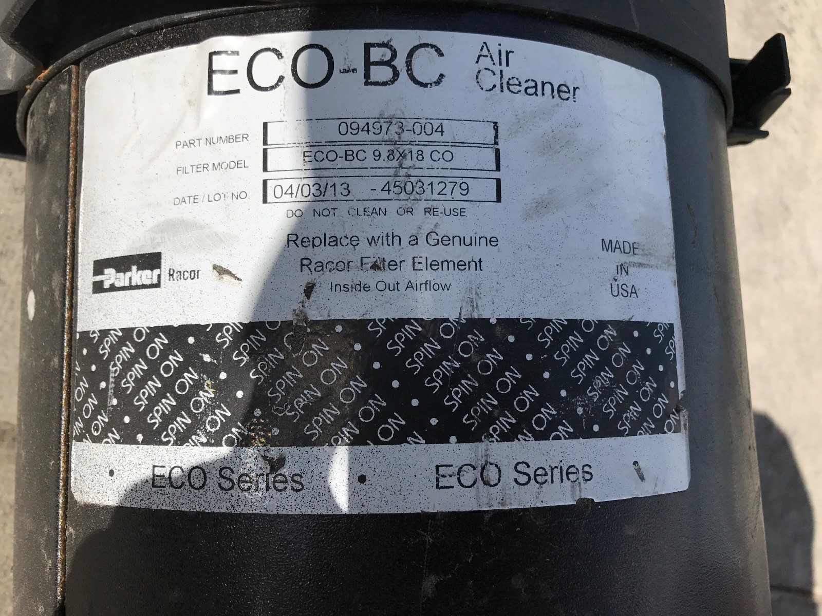 Toyota Parts Store >> RACOR FILTERS ECO-BC AIR FILTER HOUSING BLUEBIRD BUS SEMI TRUCK 094973004 | eBay Toyota Parts Store >> RACOR FILTERS ECO-BC AIR FILTER HOUSING BLUEBIRD BUS SEMI TRUCK 094973004 | eBay