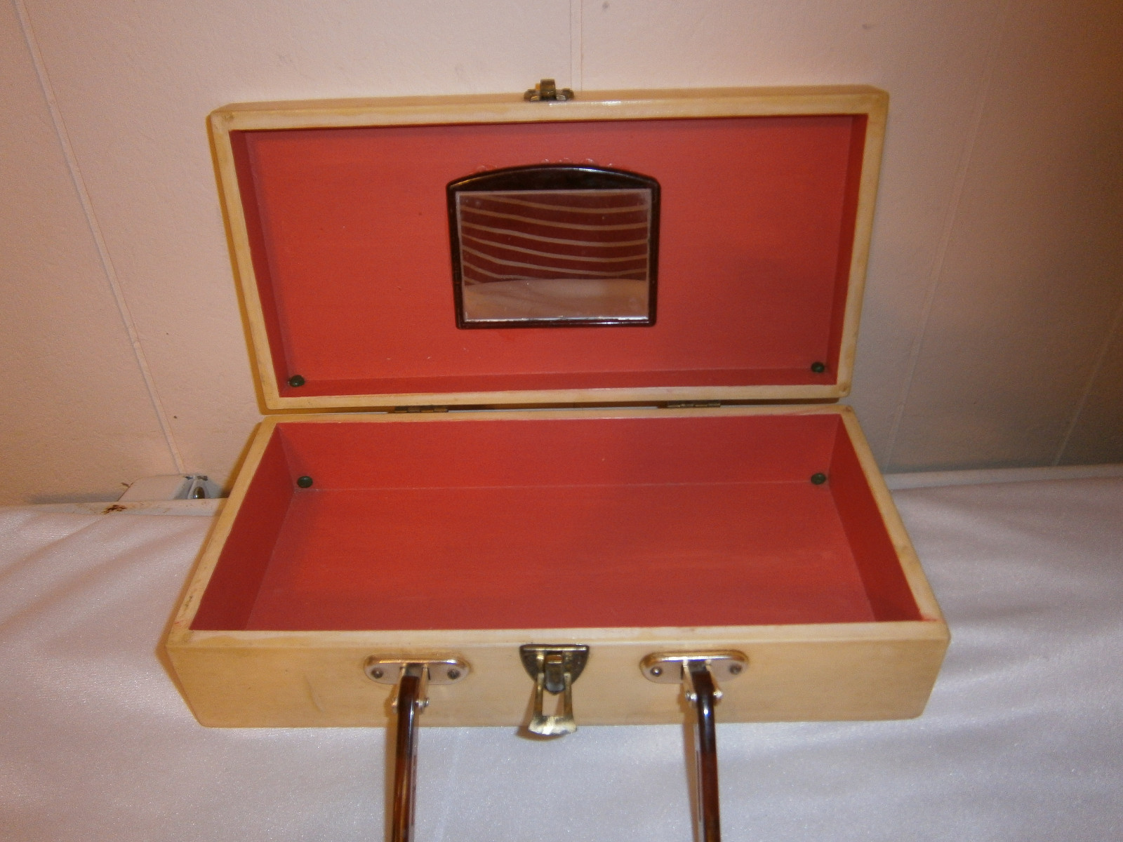 Vintage Handmade Wood Purse