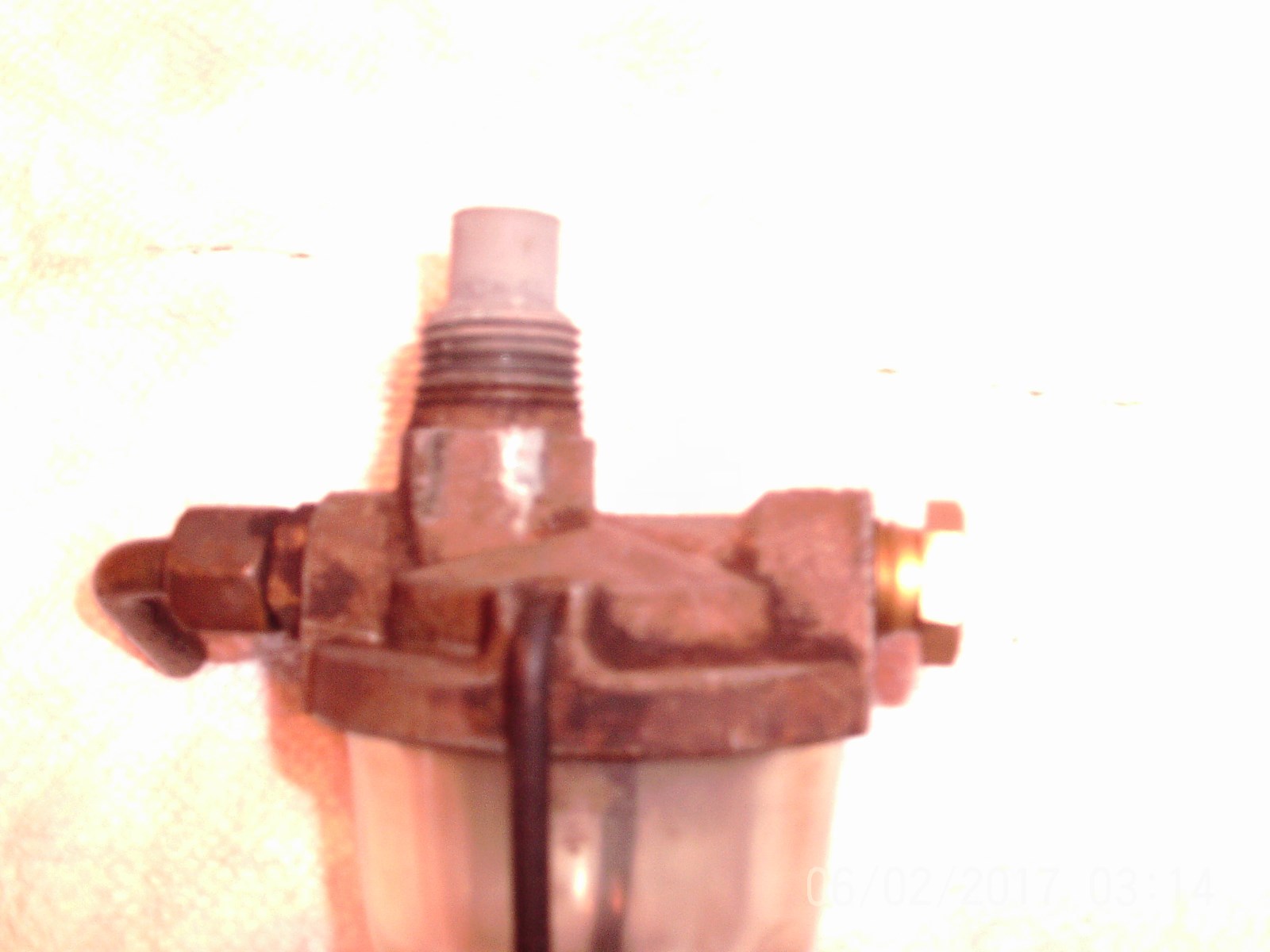 International Harvester Farmall H, Sediment Fuel Shut OFF Bowl Valve,