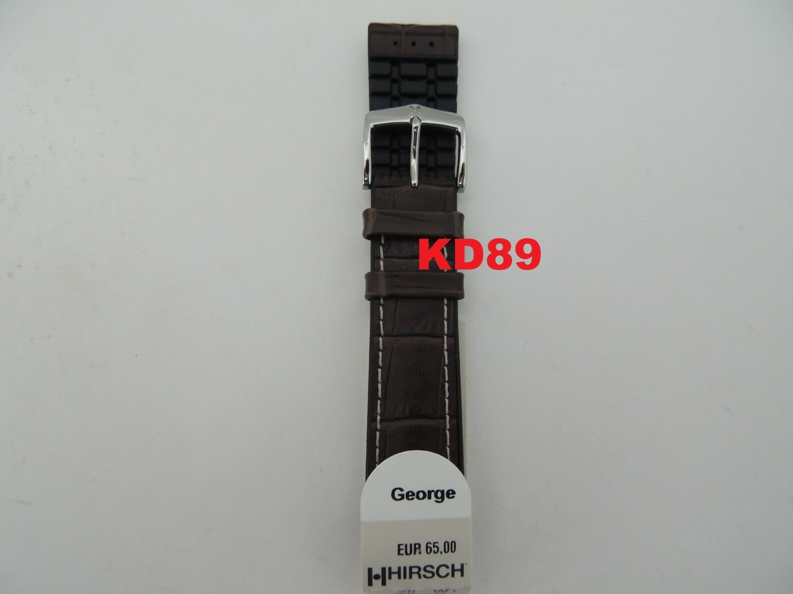 HIRSCH革ベルト George 20mm ブラウン Leather strap HIRSCH GEORGE - Conteenium