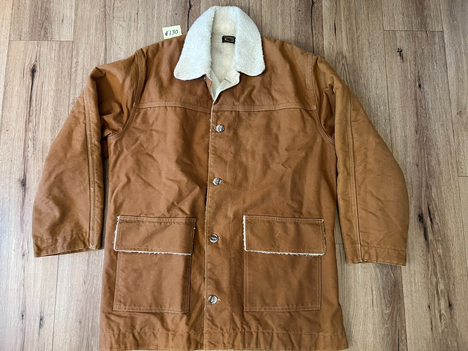 【00s】carhartt duck jacket coat old Vintage Carhartt Jacket Men's Duck Arctic Quilted Tan CQ186