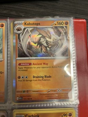HOLO Kabutops 141/165 NM / M - 151 Scarlet Violet Pokemon