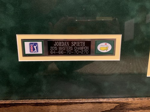 Jordan Spieth Authographed 2015 Masters Flag