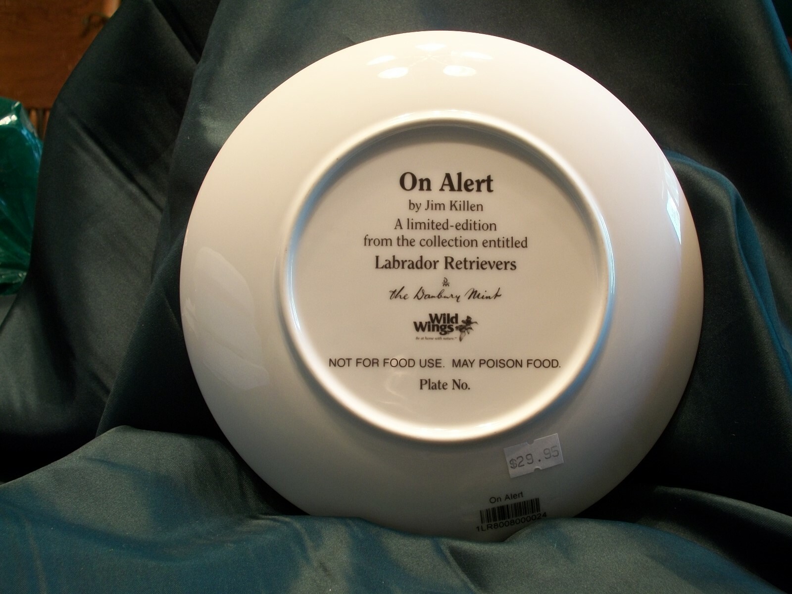 Wild Wings Plate Labador Retrievers  By Jim Killen  On Alert