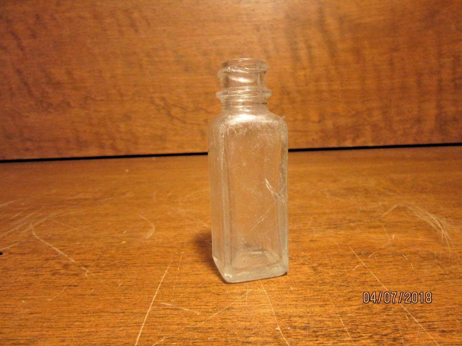 lot of 7 small Vintage Glass Bottles VGC-