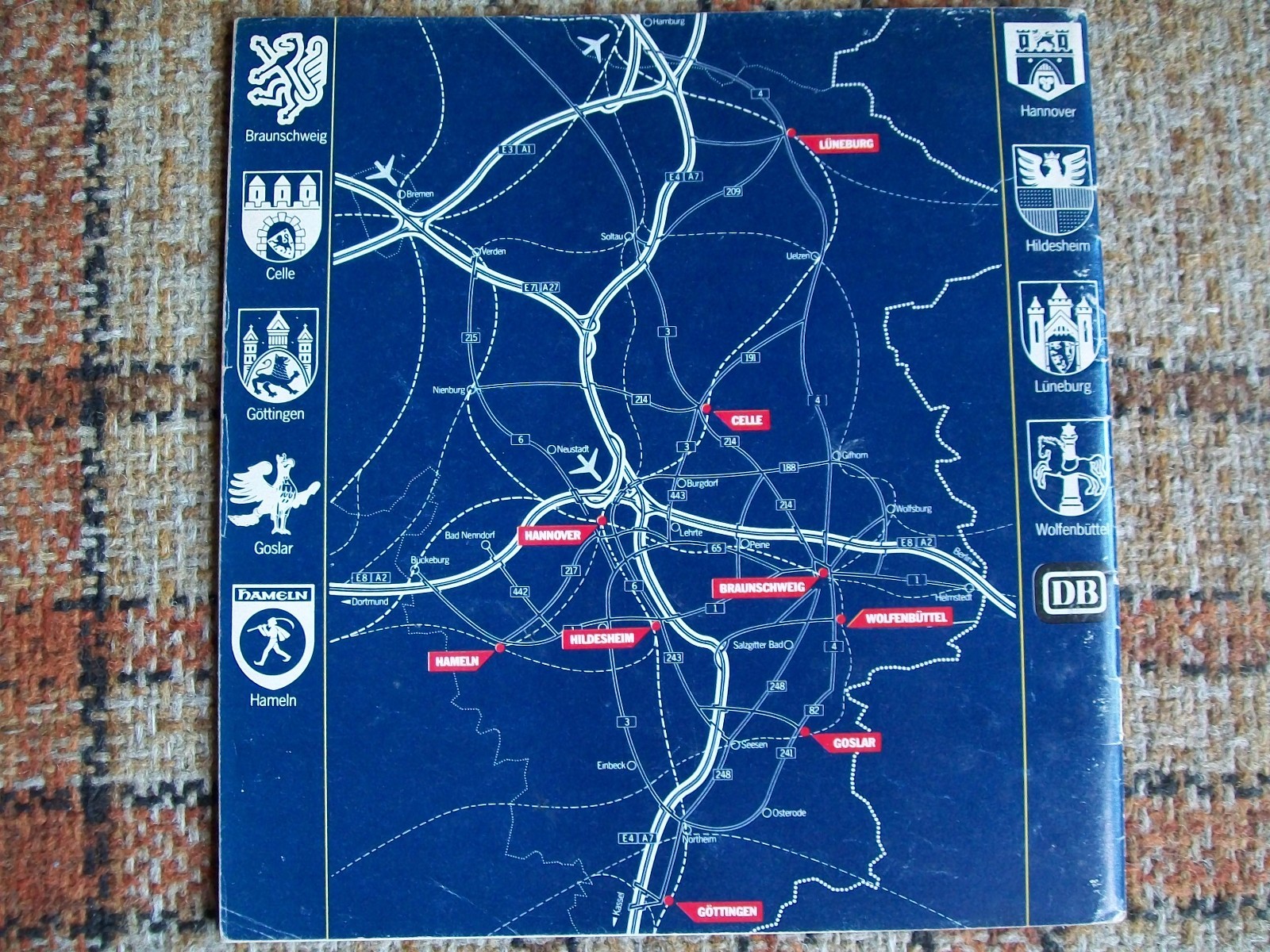 German Brochure w Asian Lang. The Wonderful Nine, Historic Cities in Northern Ge