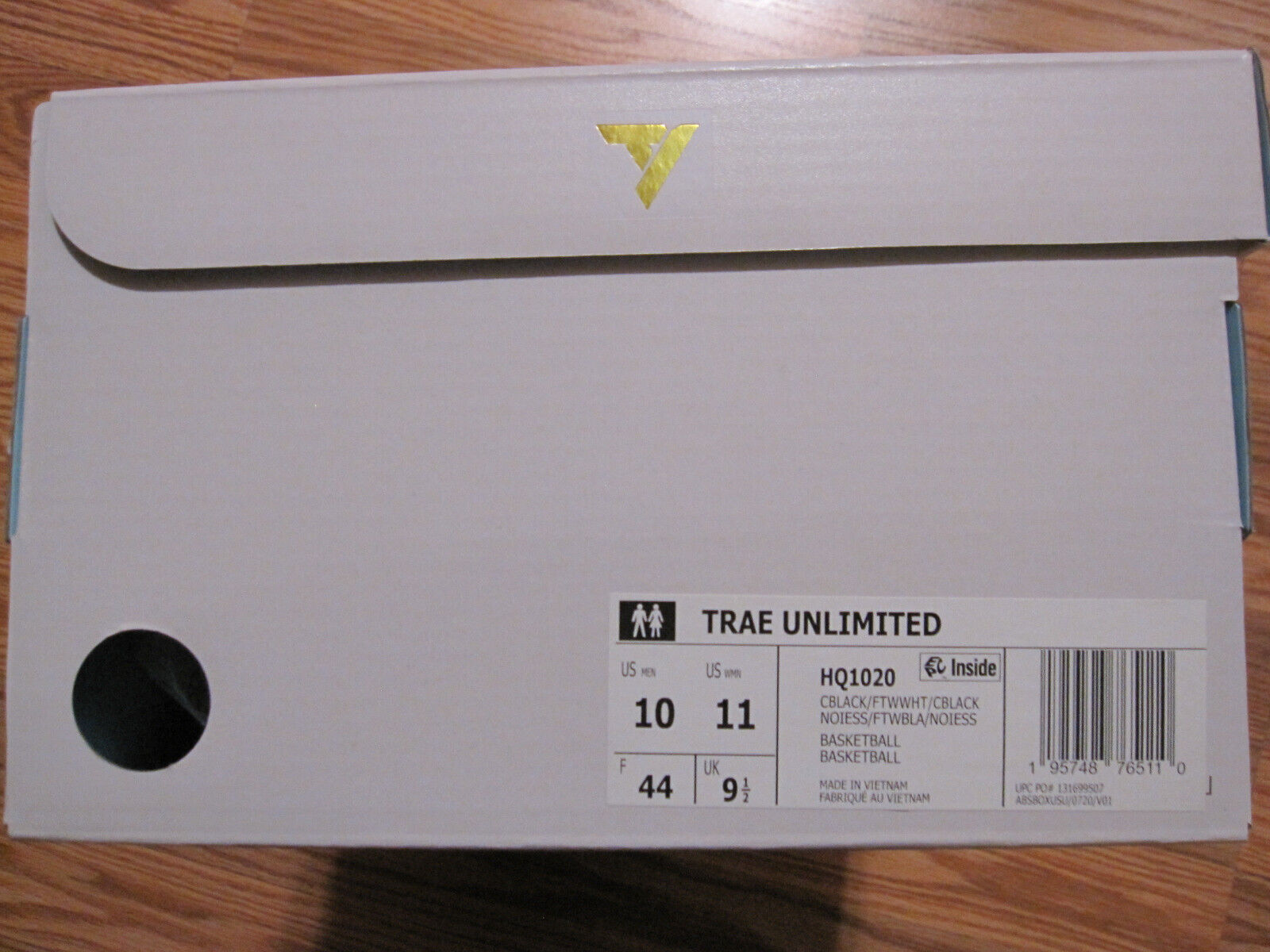 Adidas Trae Young Unlimited HQ1020 001 Black White Men's Size Basketball Shoes
