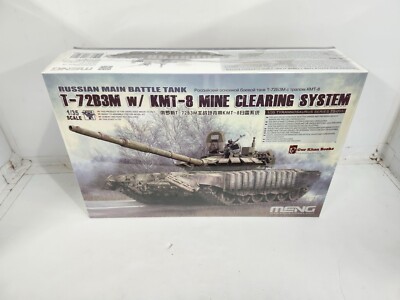 MENG Russian Main Battle Tank T-72B3M w/KMT-8 Mine Clearing Sys. Model Kit 1/35