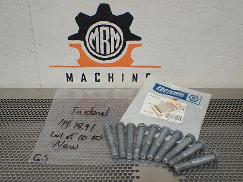 Fastenal 1191891 Hex Bolts See Pics For Specs New Old Stock Fastenal 1191891 Hex Bolts See Pics For Specs New Old Stock