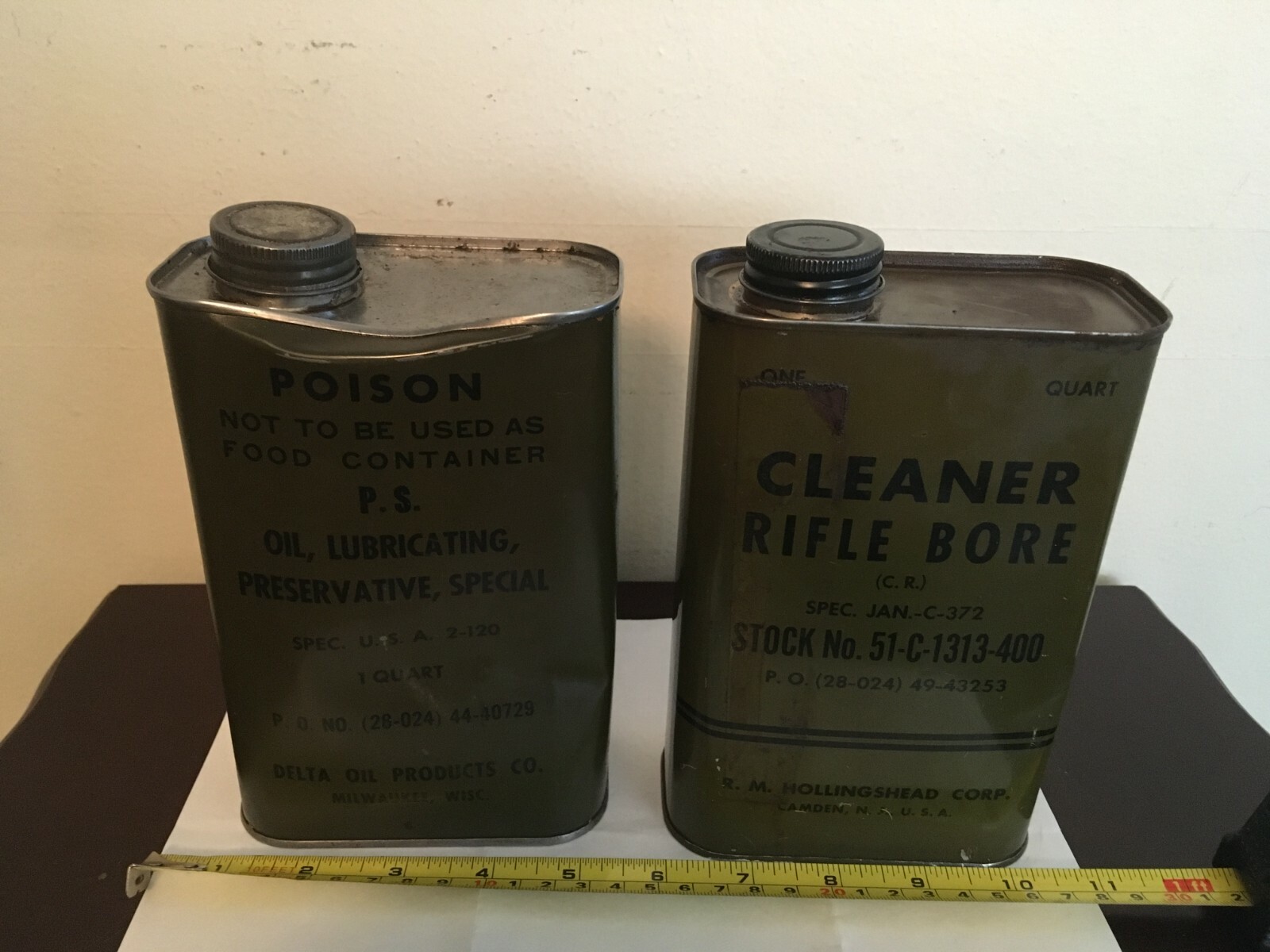アメリカン雑貨 インテリア オイル缶  Brite-Bore Gun Cleaner Nitro Powder ヴィンテージ ガンクリーナー ww2-rifle-bore-cleaner-in-a-