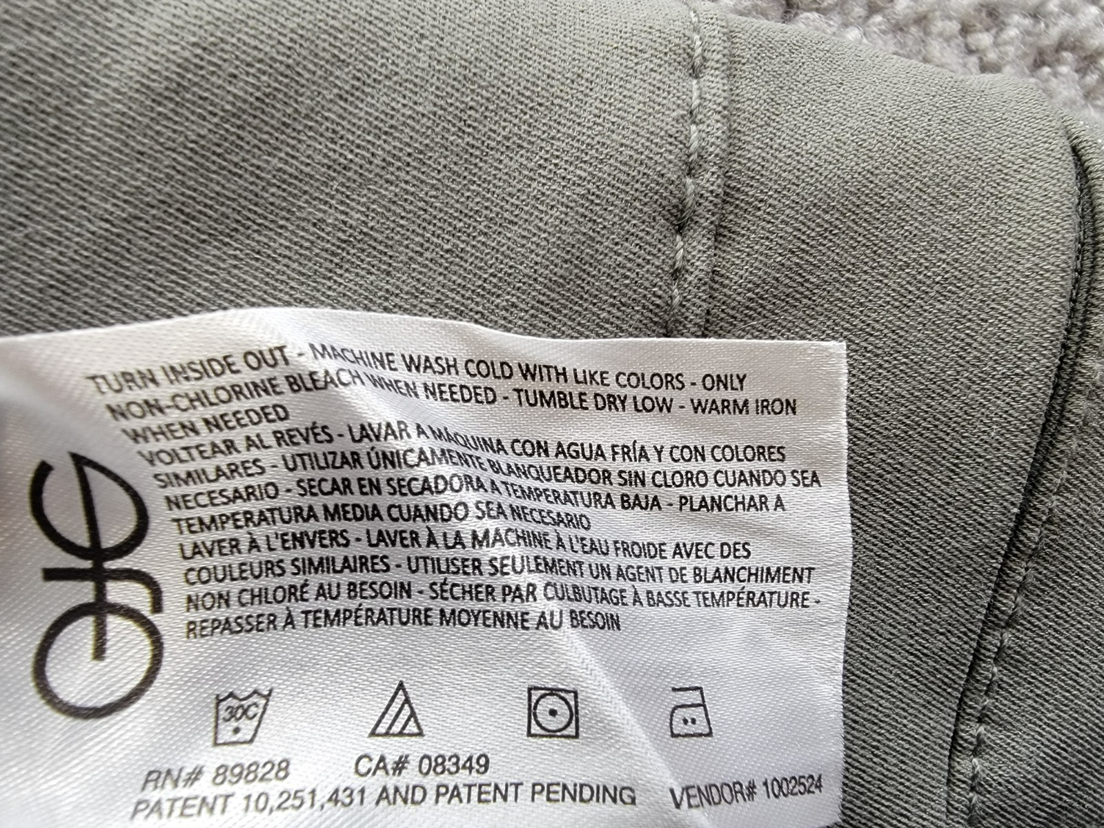 BASS OUTDOOR Essential Tech Cargo Pants Men's 30 Castor Gray Button Zip Closure - Picture 15 of 18