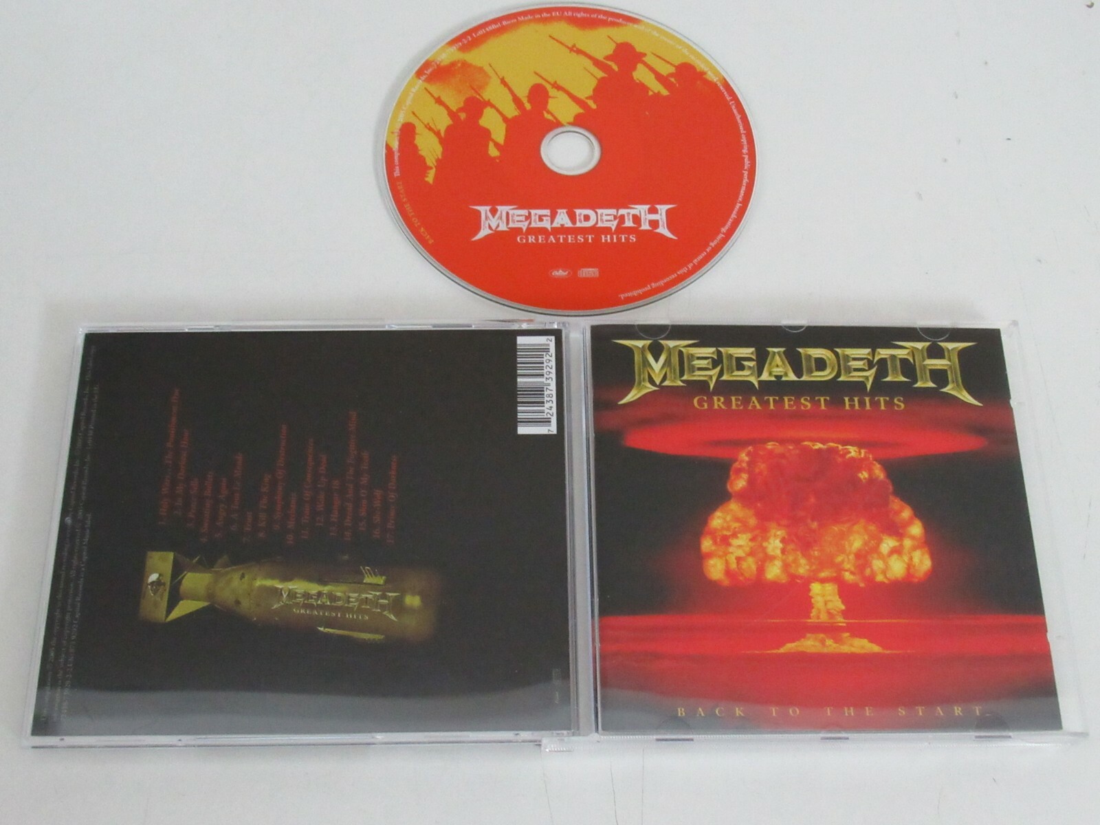 MEGADETH/GREATEST HITS BACK TO THE START(EMI/CAPITOL 72438