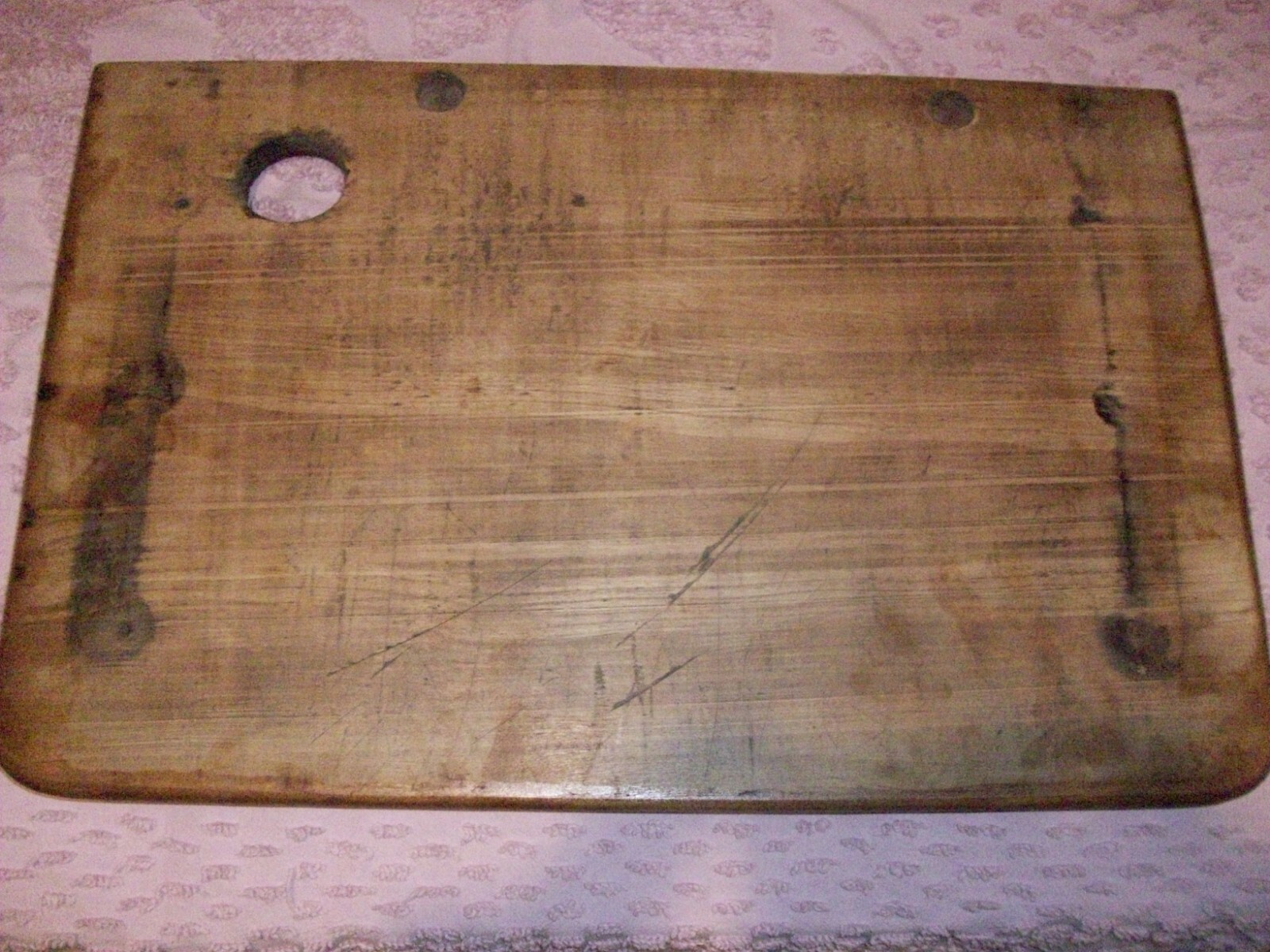 antique school desk top