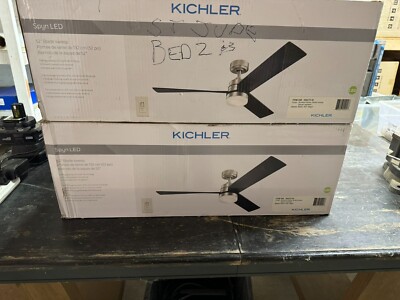 Kichler 300275 Spyn 52'' LED Indoor Ceiling Fan - with LED light (SET OF 2)