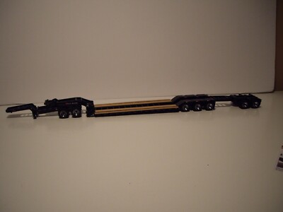 DIECAST MASTERS 1/50 BLACK XL 120 HDG TRI-AXLE LOWBOY SAME SCALE AS FIRST GEAR