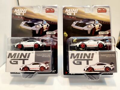 Mini GT 1:64 Porsche 911 (992) GT3 RS Weissach Package White