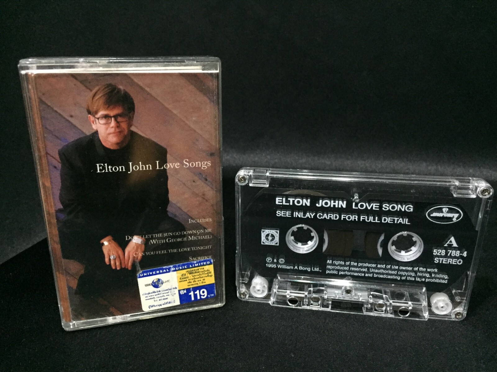 Elton John Love Songs Compilation Cassette Tape (Mercury