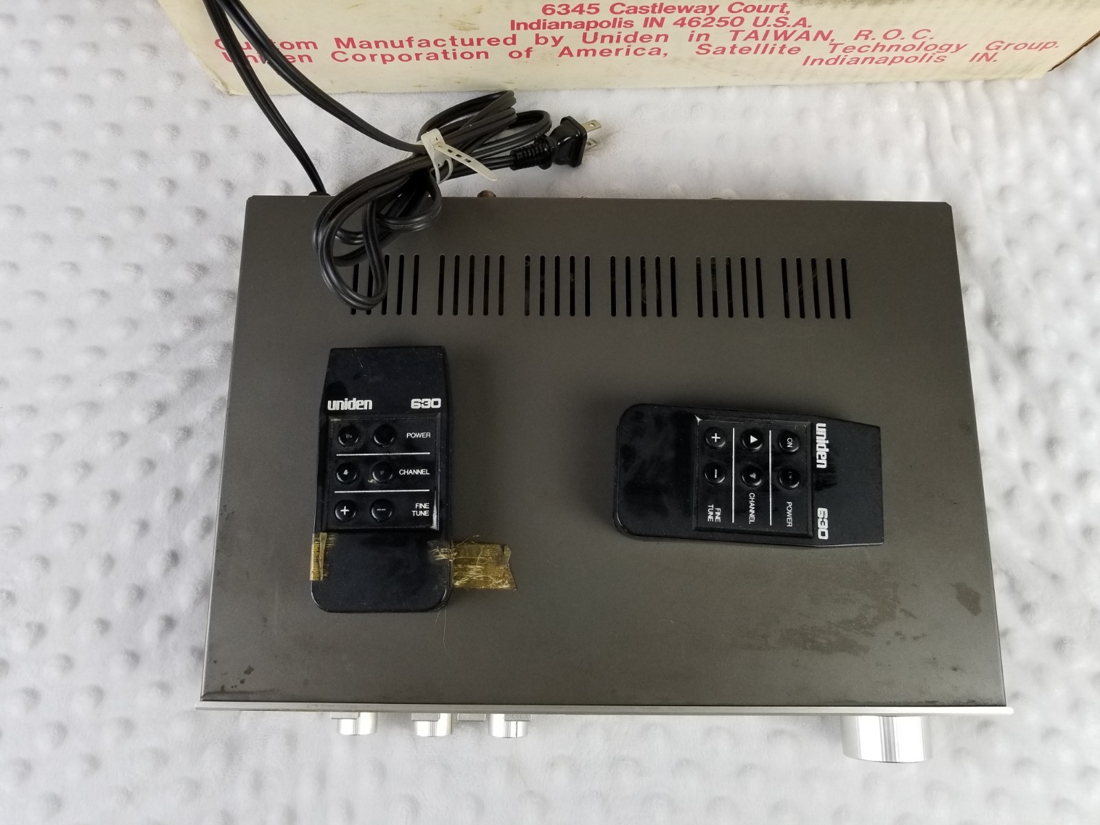 UNIDEN UST SATELLITE RECEIVER SYSTEM MODEL UST-3000