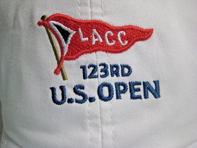 NWOT- LACC Los Angeles Country Club 123rd US Open OSFM White Cotton Hat by ahead